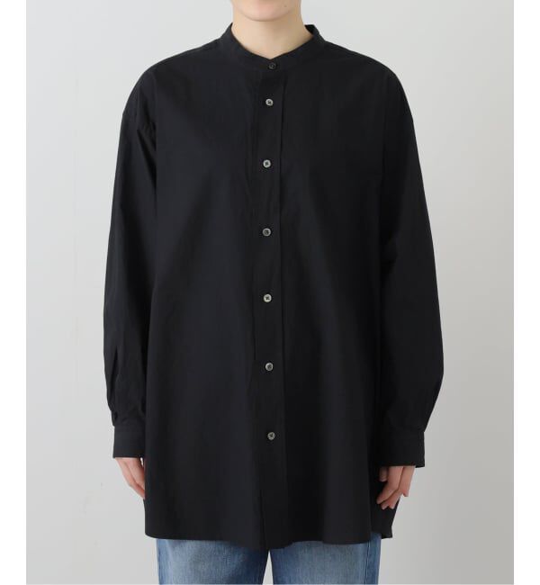 journal standard luxe「60コットン スタンドカラーギャザーシャツ」|シャツ・ブラウス|