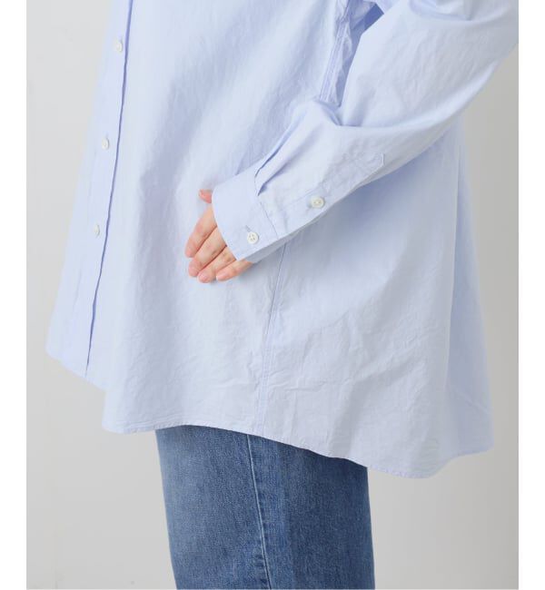 journal standard luxe「60コットン スタンドカラーギャザーシャツ」|シャツ・ブラウス|