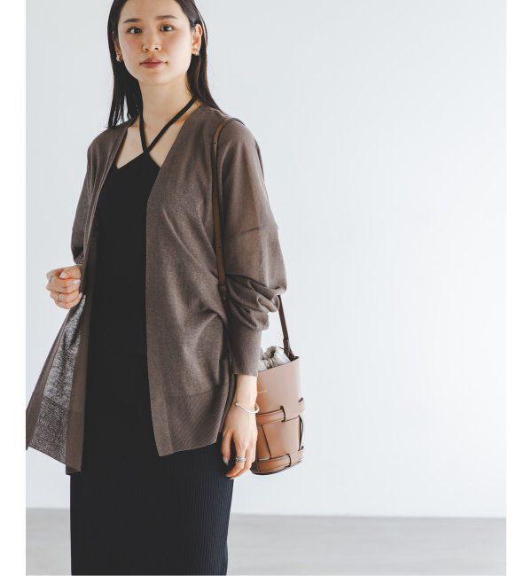 NOBLE「18Gシアーオーバーサイズカーディガン」|カーディガン|