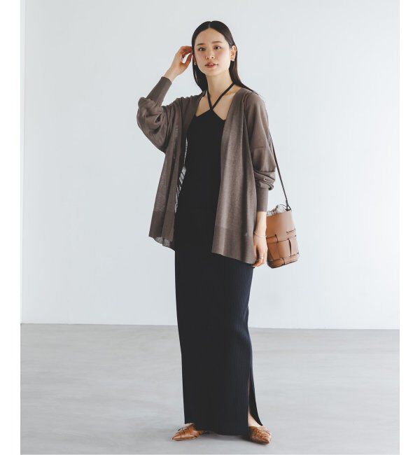 NOBLE「18Gシアーオーバーサイズカーディガン」|カーディガン|
