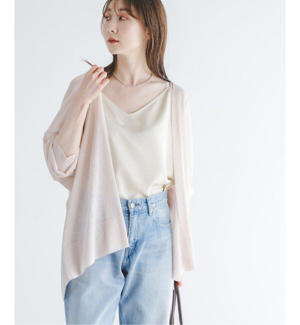 NOBLE「18Gシアーオーバーサイズカーディガン」|カーディガン|