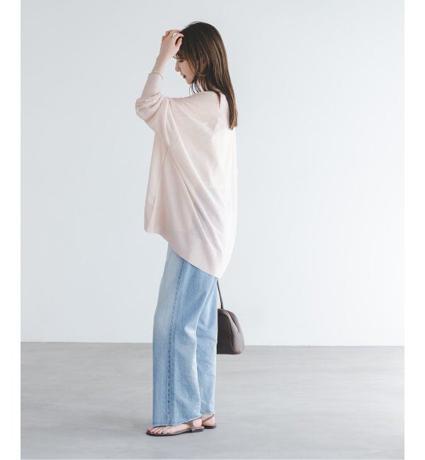 NOBLE「18Gシアーオーバーサイズカーディガン」|カーディガン|