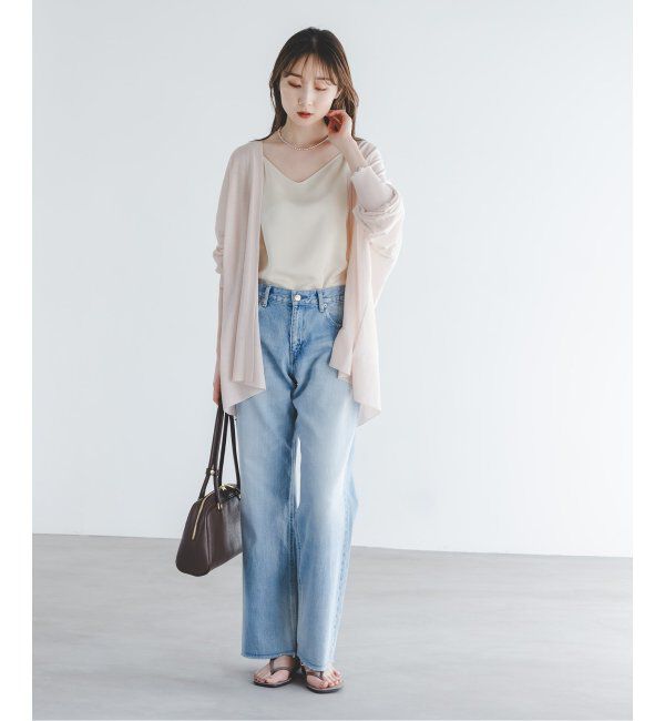NOBLE「18Gシアーオーバーサイズカーディガン」|カーディガン|