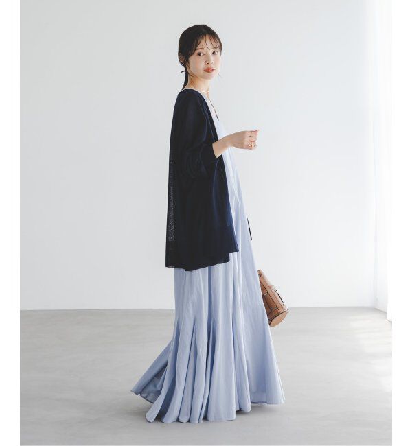 NOBLE「18Gシアーオーバーサイズカーディガン」|カーディガン|