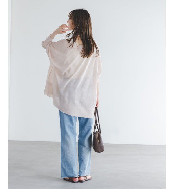 NOBLE「18Gシアーオーバーサイズカーディガン」|カーディガン|