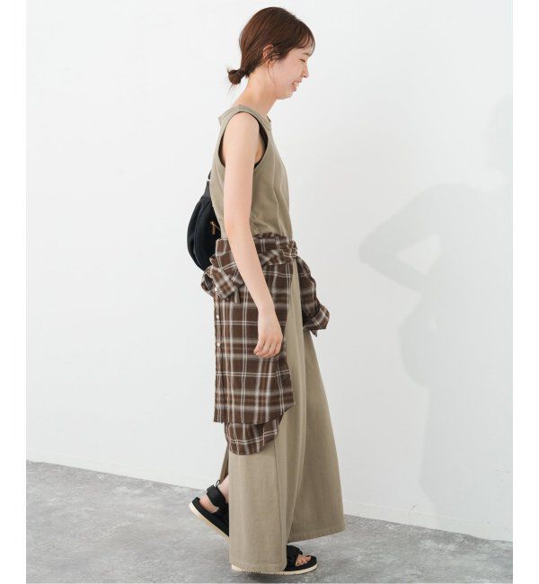 Spick and Span「《追加》天竺アメスリロングワンピース」|ワンピース|