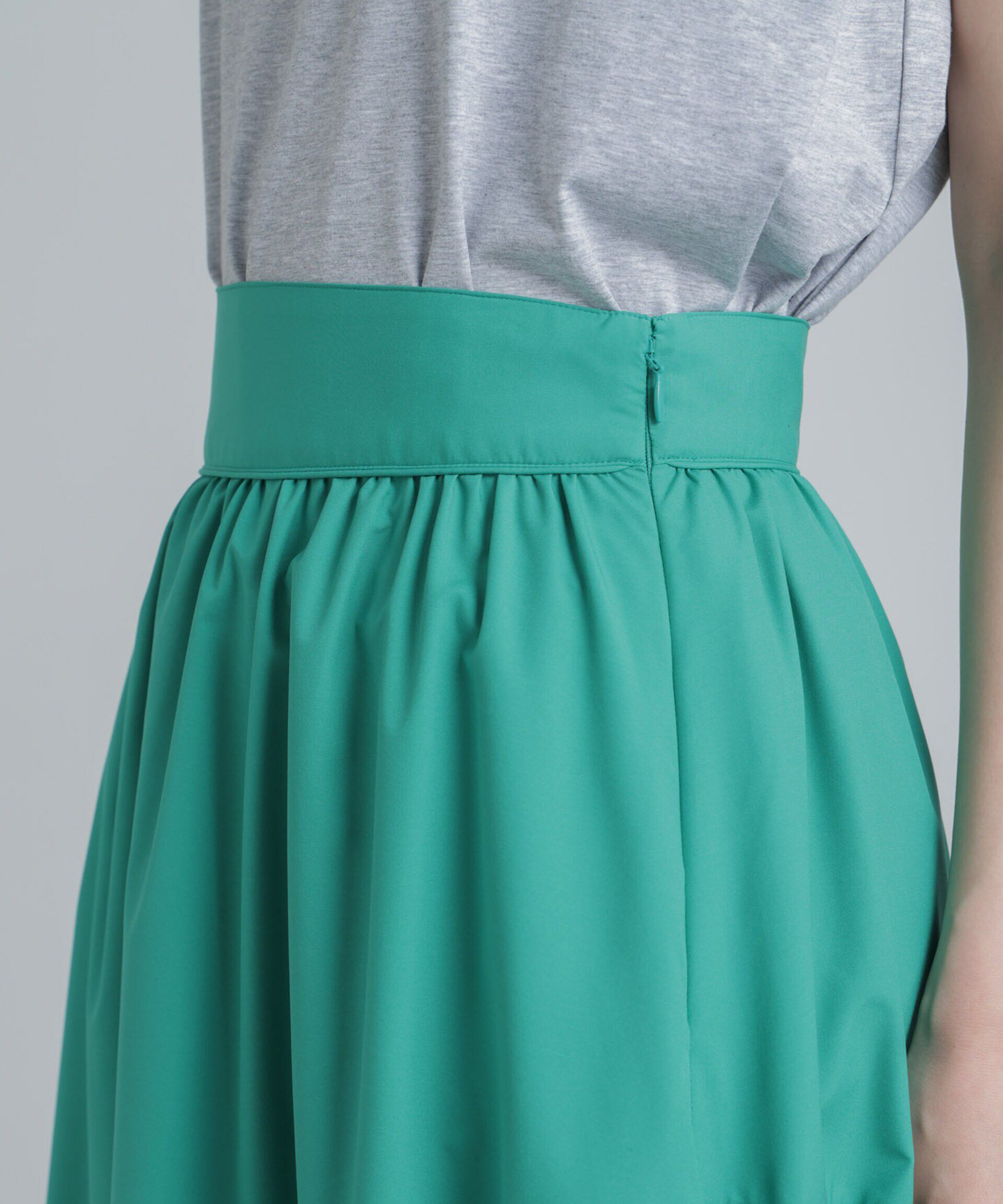 nano･universe「<撥水機能><ウォッシャブル>MINOTECH(R) アシメティアードギャザースカート」|スカート|