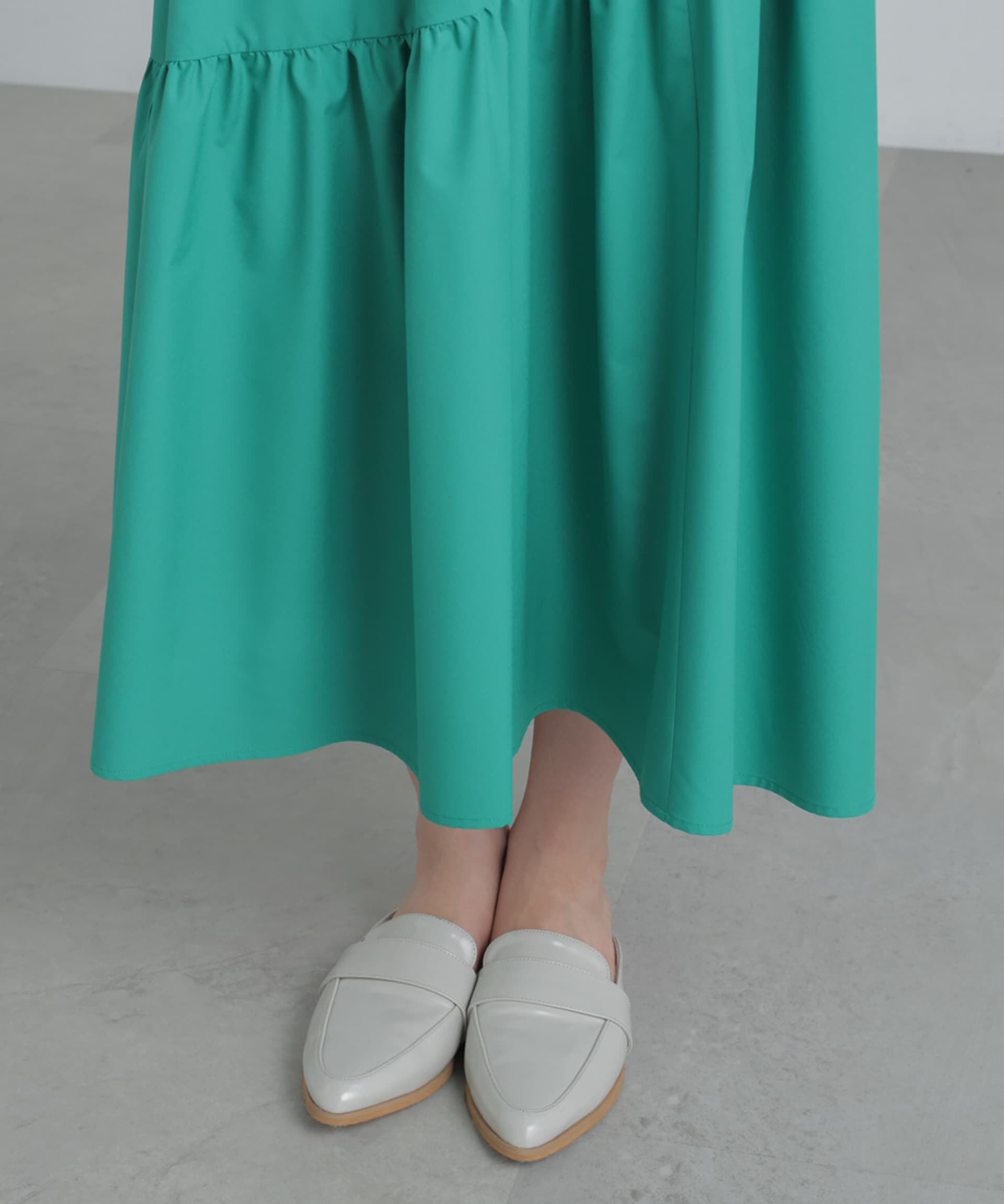 nano･universe「<撥水機能><ウォッシャブル>MINOTECH(R) アシメティアードギャザースカート」|スカート|