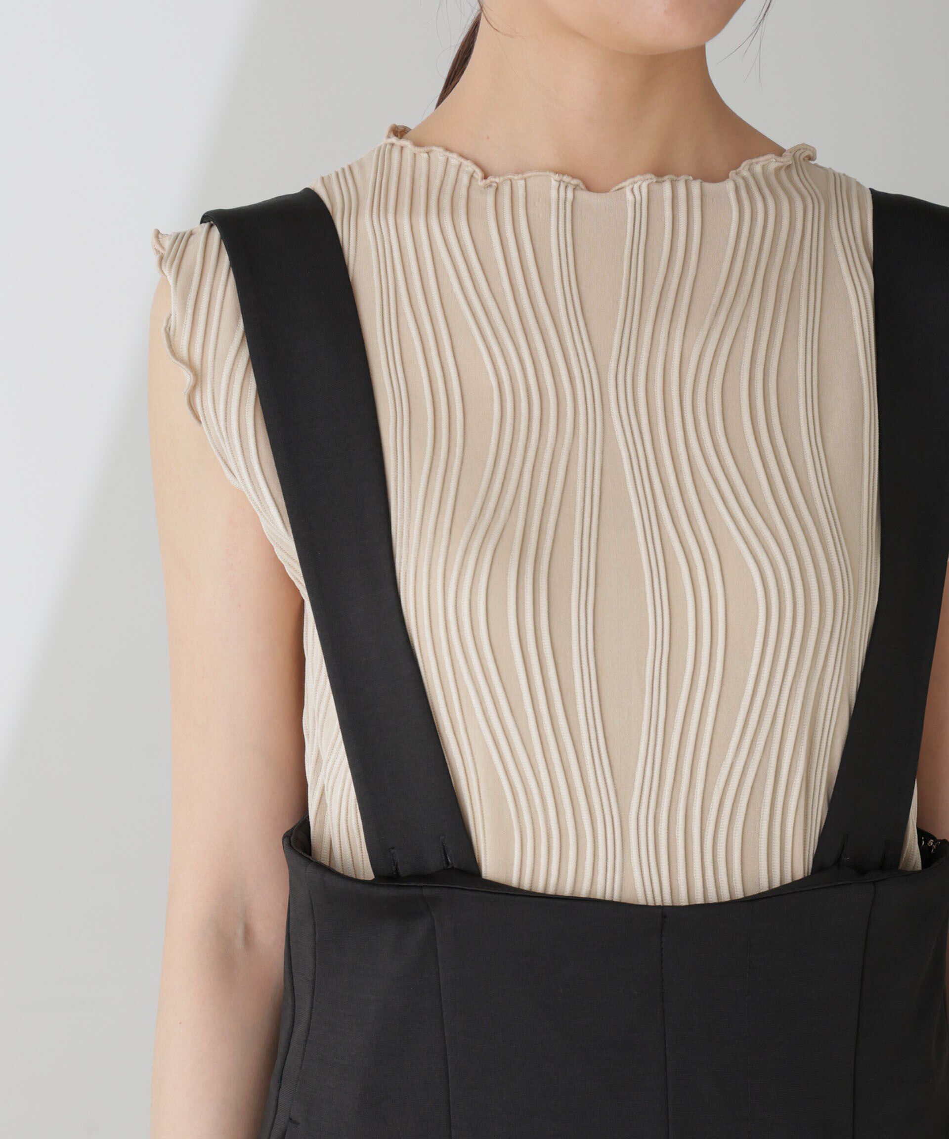 nano･universe「サス付きハイウエストパンツ」|ワンピース|