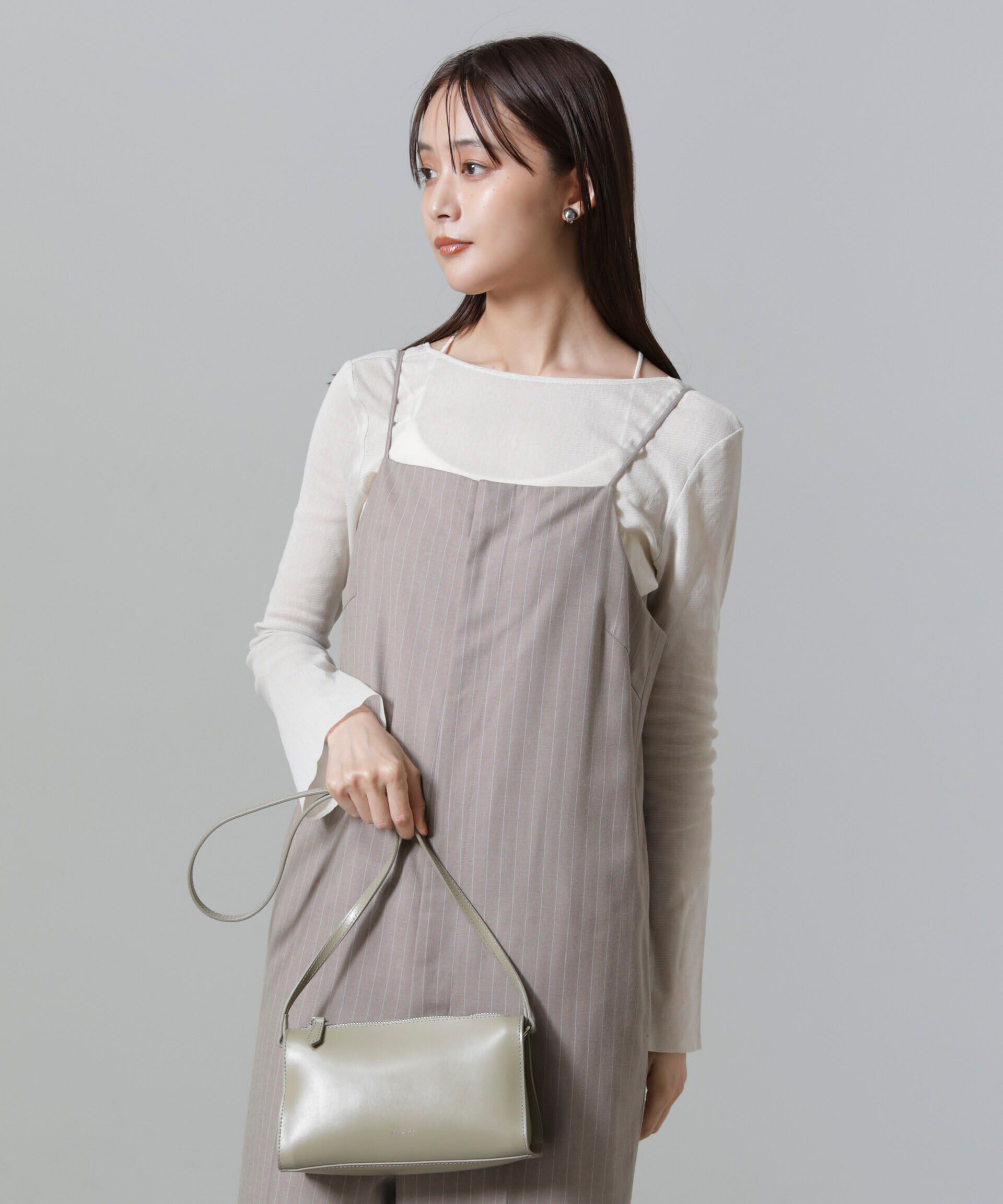 nano･universe「フレアスリーブメッシュトップス」|Tシャツ・カットソー|