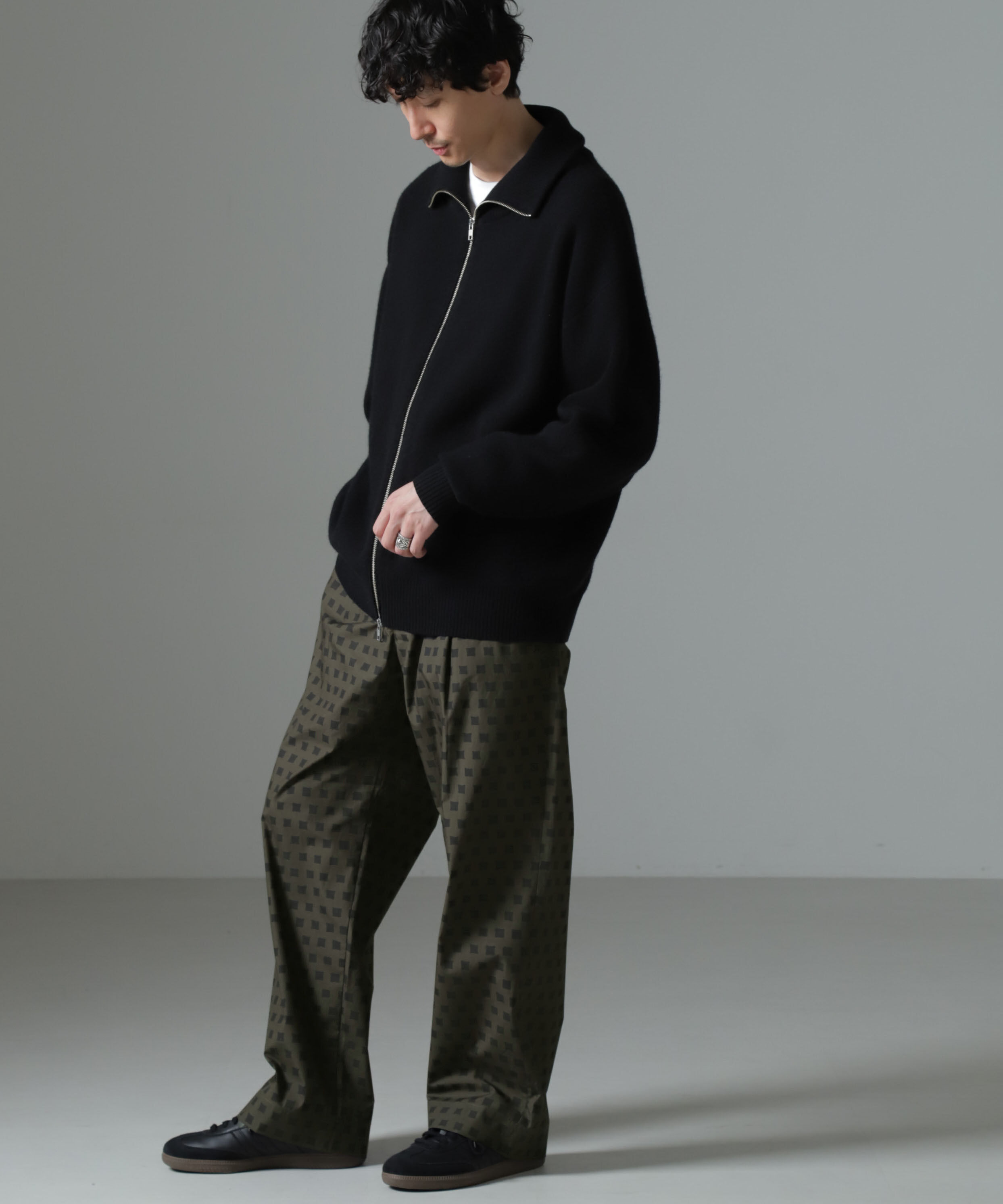 nano･universe「オリジナルパターンイージーパンツ」|チノ|