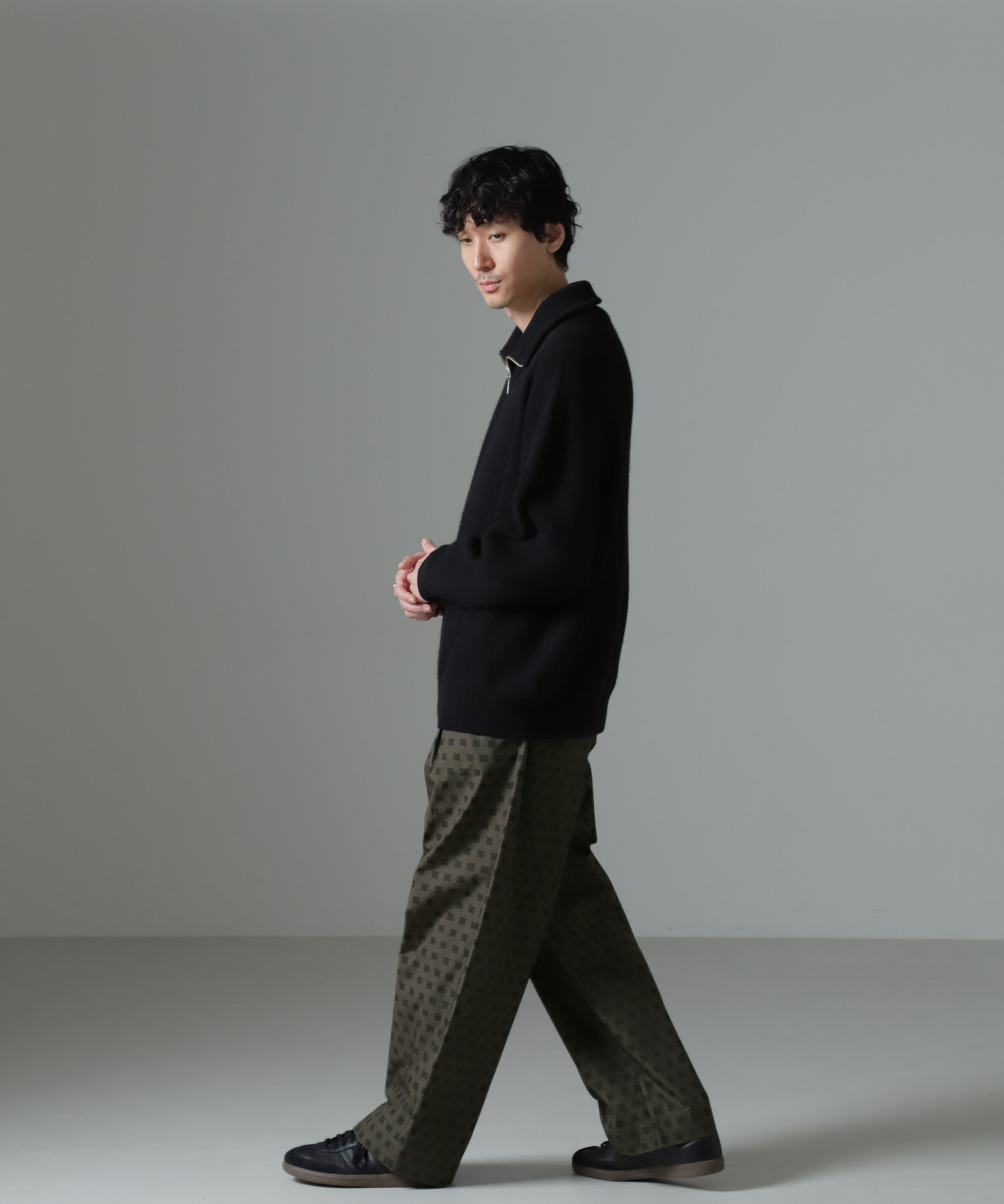 nano･universe「オリジナルパターンイージーパンツ」|チノ|