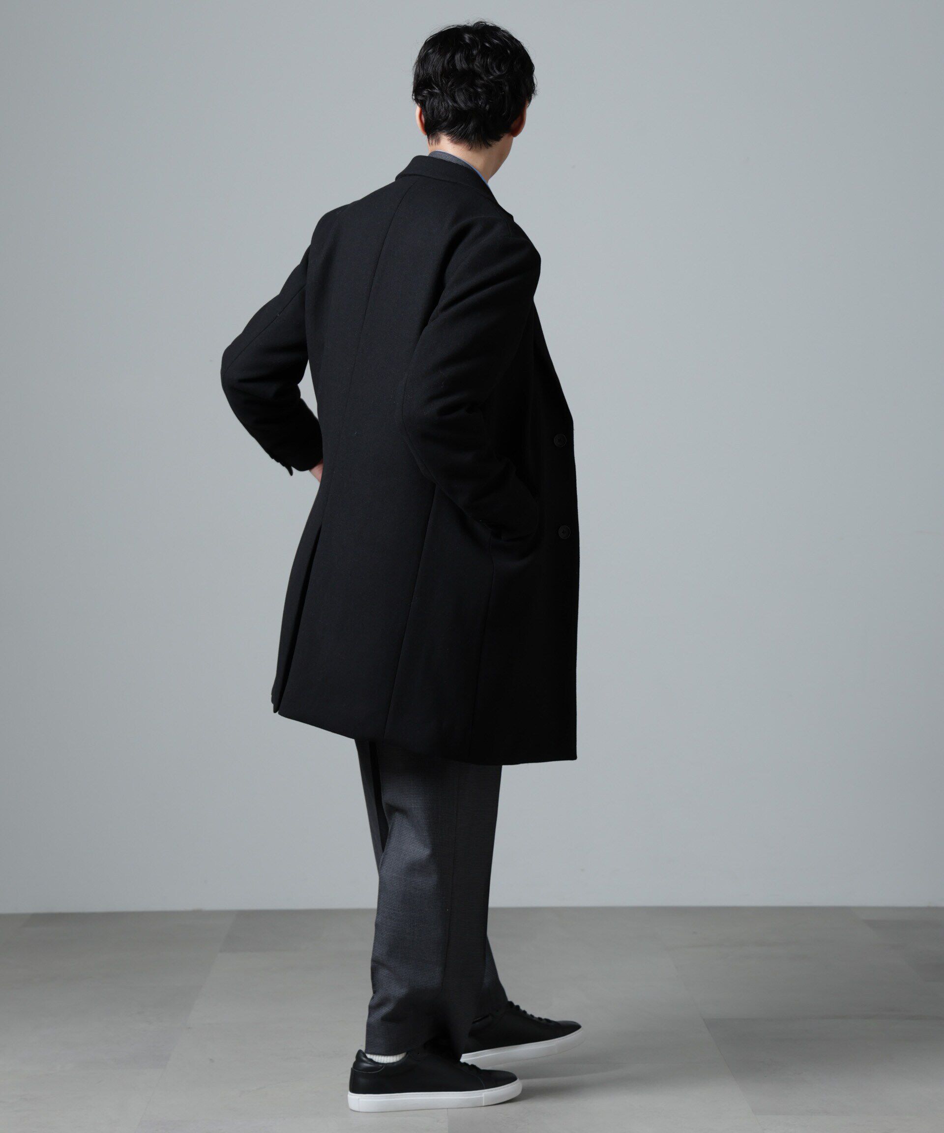 nano･universe「ウールブレンドメルトンチェスターコート」|その他|