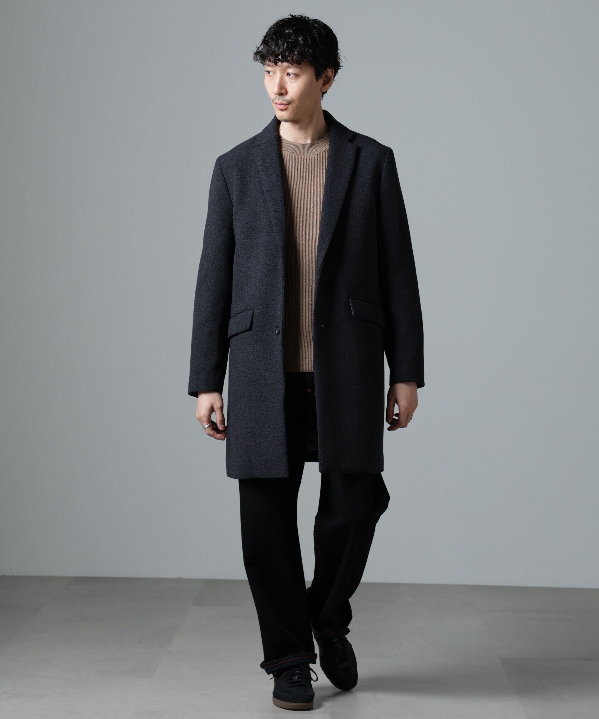nano･universe「ウールブレンドメルトンチェスターコート」|その他|