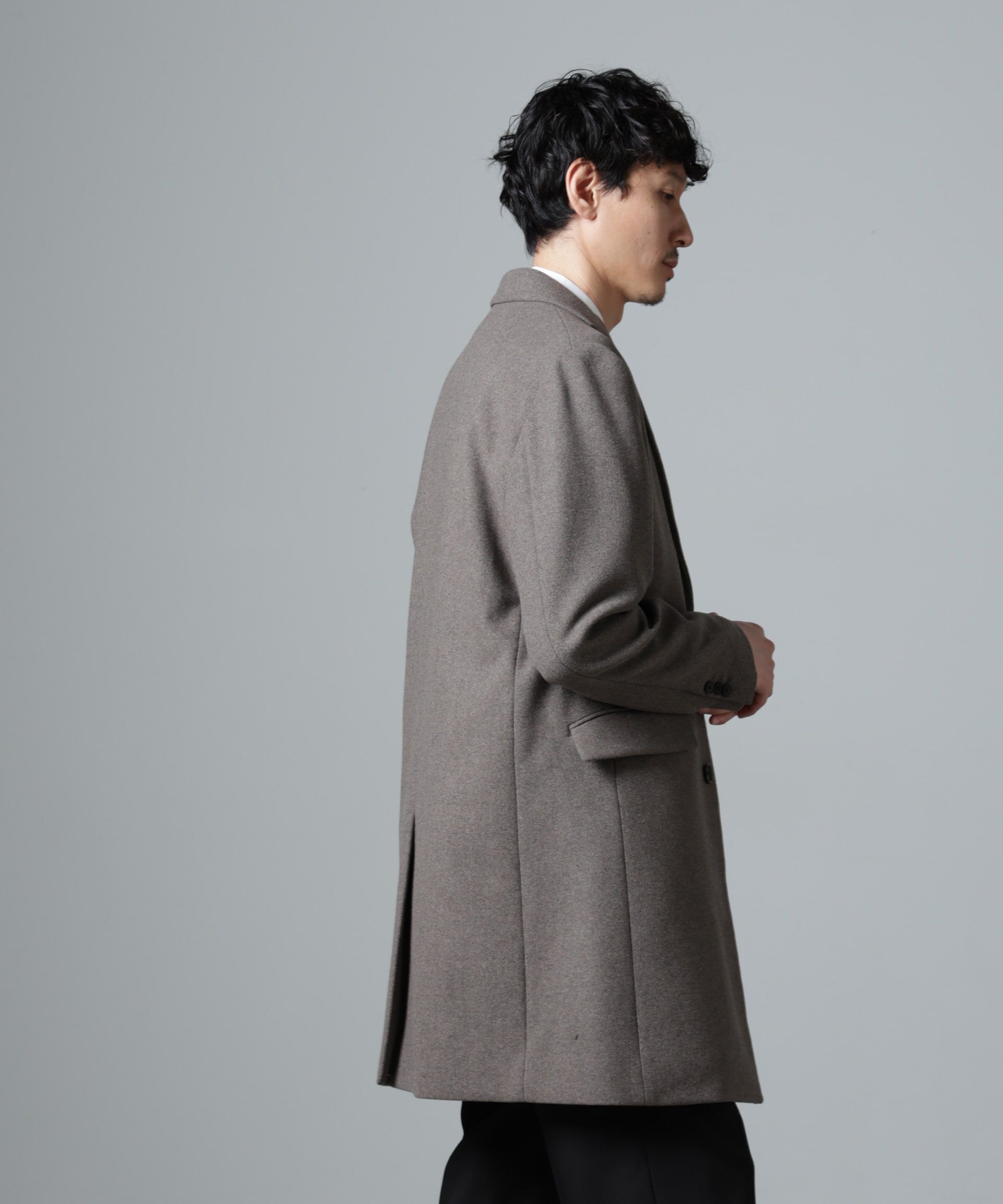 nano･universe「ウールブレンドメルトンチェスターコート」|その他|