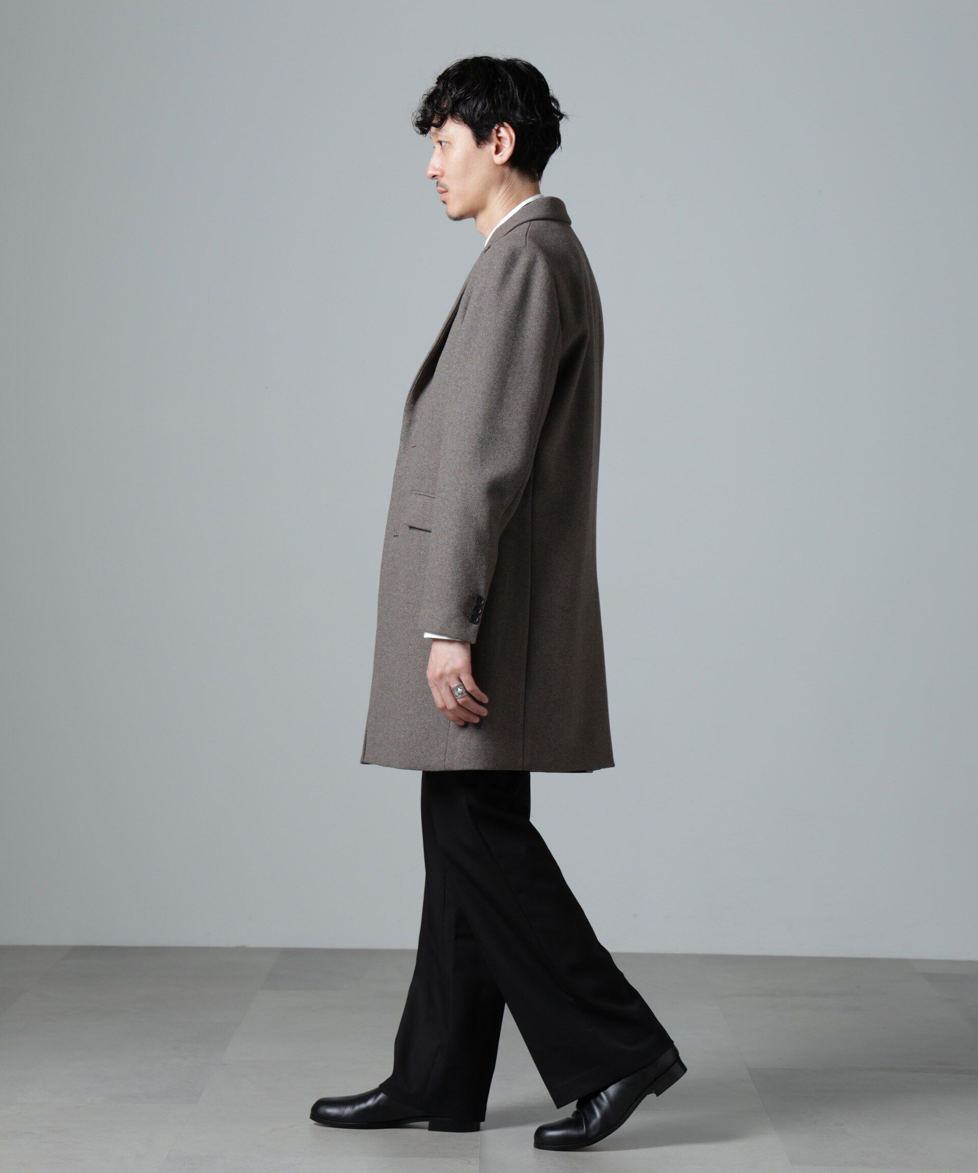nano･universe「ウールブレンドメルトンチェスターコート」|その他|