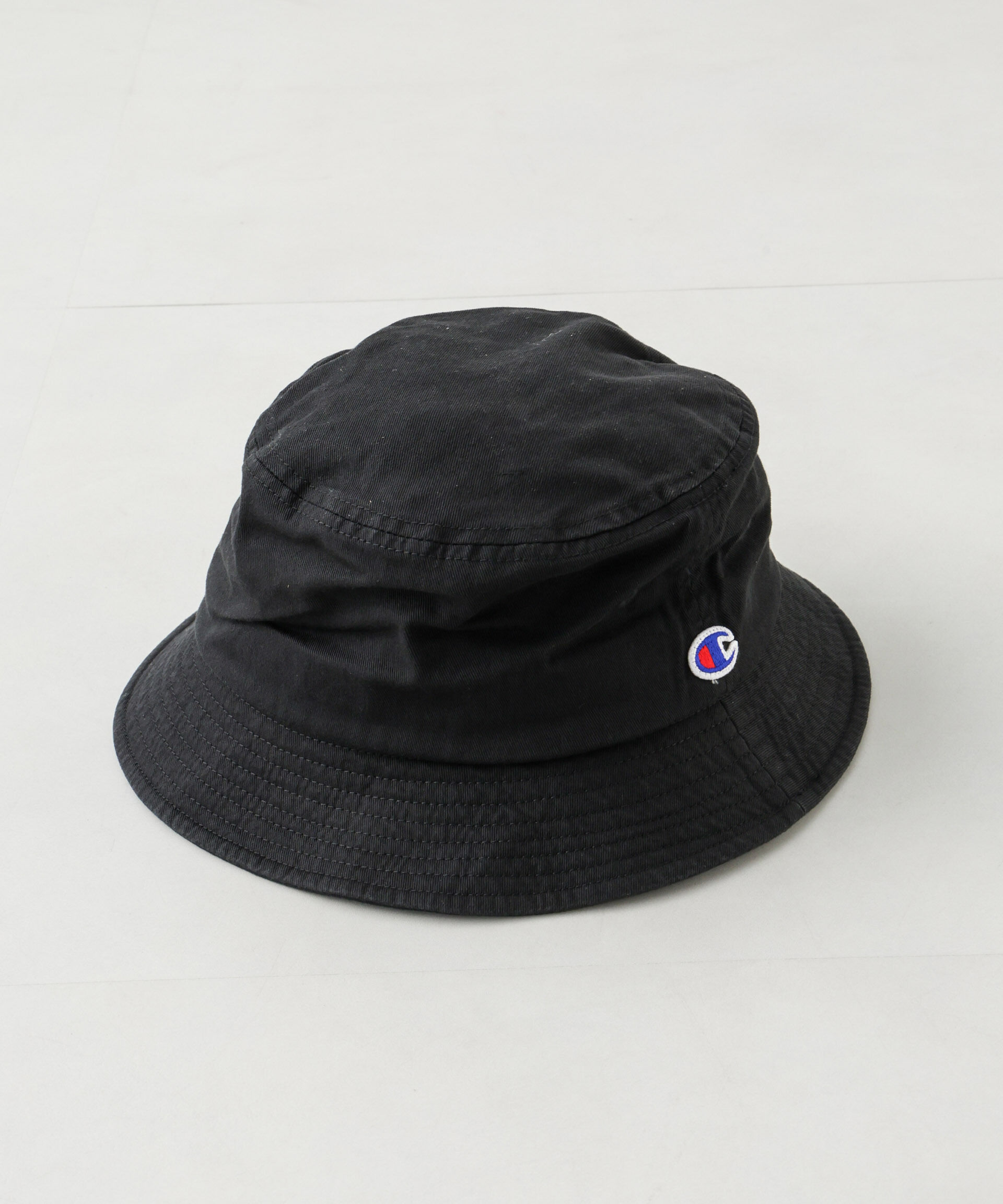 nano･universe「Champion/バケットハット」|キャップ・キャスケット|ブラック