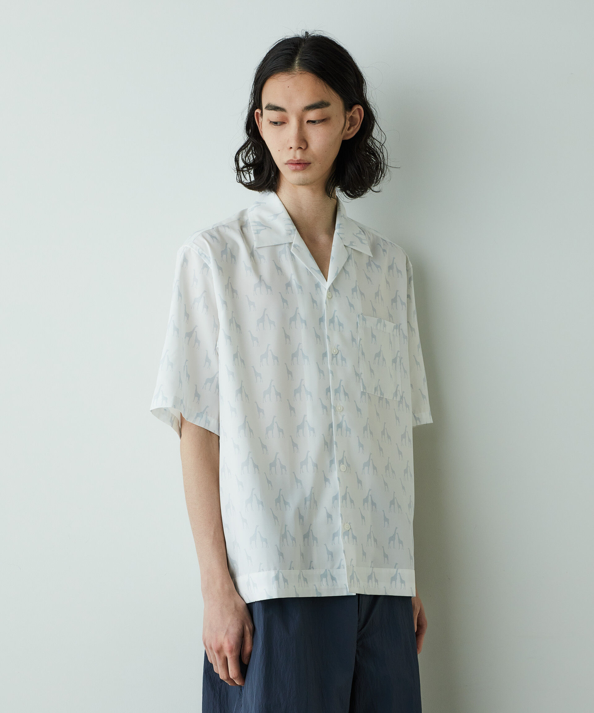 nano･universe「「HOTEL PALACE」オテルパラス アニマルグラフィックプリントシャツ」|シャツ・ブラウス|