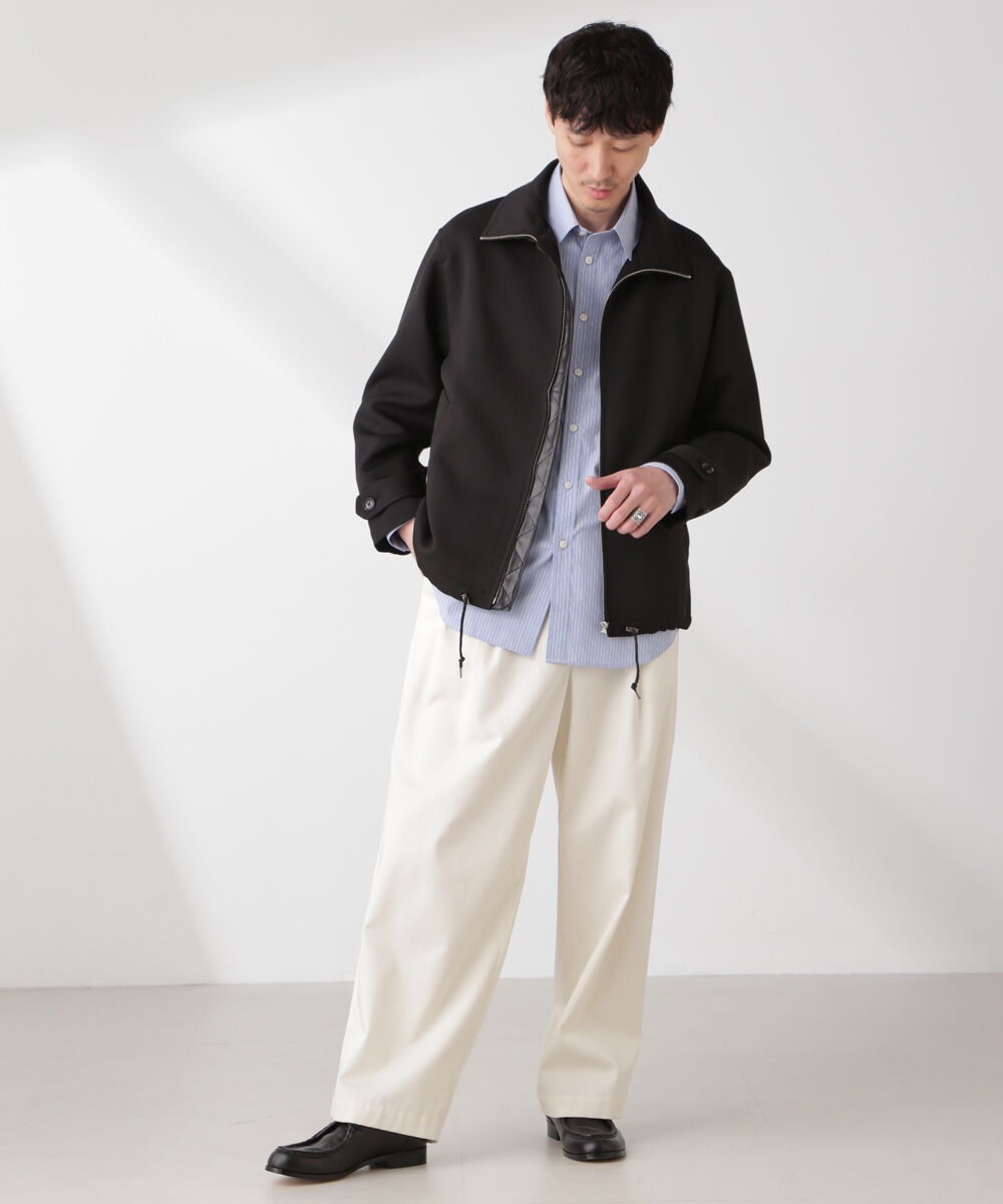 nano･universe「トリプルクロス バルーンブルゾン(セットアップ可)」|ブルゾン・スタジャン|