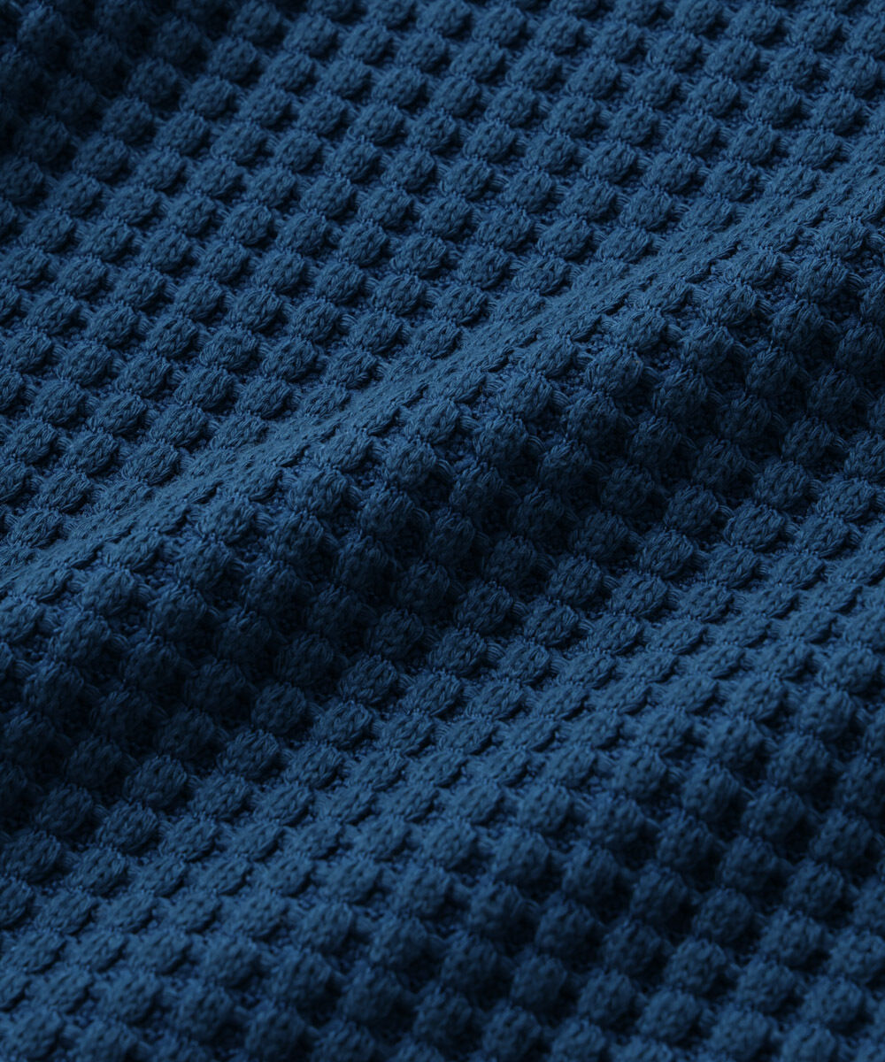 nano･universe「オニワッフルビッグTシャツ 五分袖」|Tシャツ・カットソー|