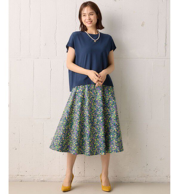 組曲「【23AW】フラワープリント ドラマティック スカート」|スカート|