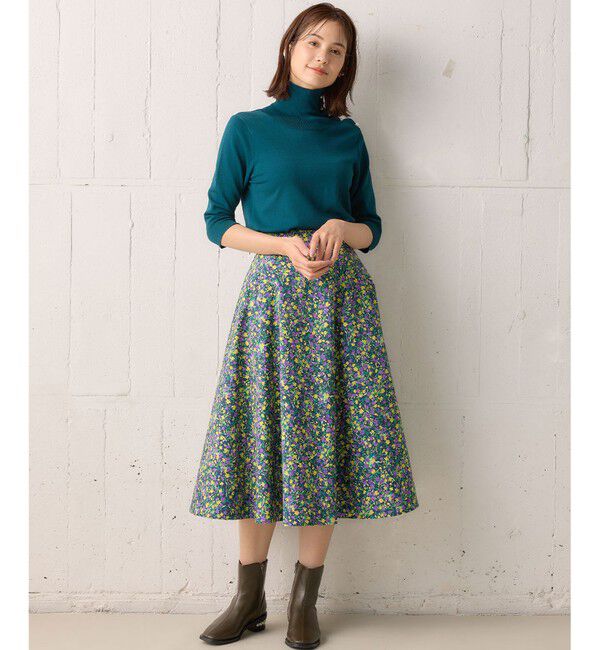 組曲「【23AW】フラワープリント ドラマティック スカート」|スカート|