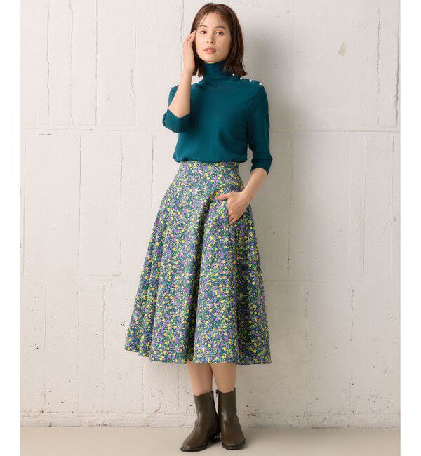 組曲「【23AW】フラワープリント ドラマティック スカート」|スカート|