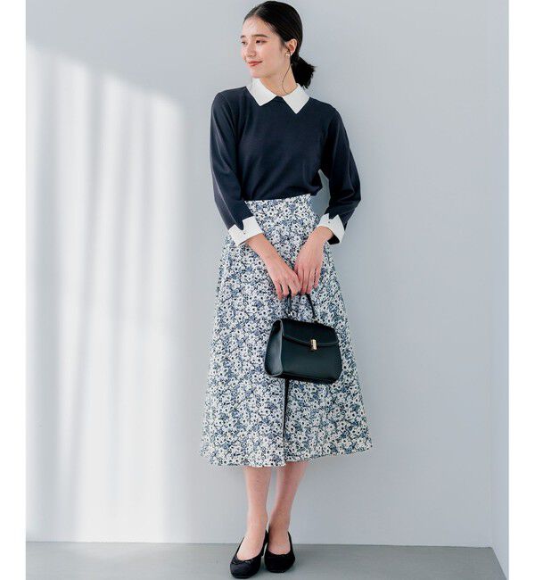 組曲「プランタンプリント フレアスカート」|スカート|