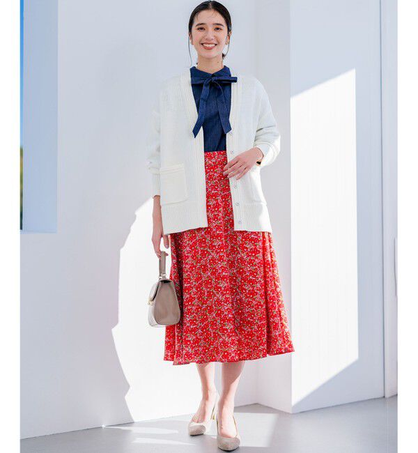 組曲「プランタンプリント フレアスカート」|スカート|