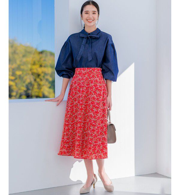 組曲「プランタンプリント フレアスカート」|スカート|