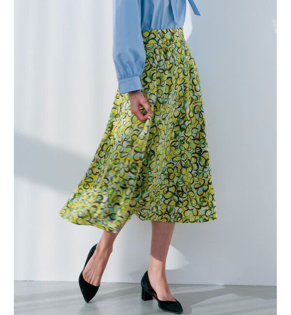 組曲「プランタンプリント フレアスカート」|スカート|