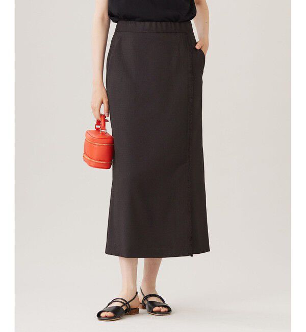 自由区「【セットアップ対応・接触冷感・UVカット・洗える】ライトバスケットクロス スカート」|スカート|ﾀﾞｰｸﾌﾞ