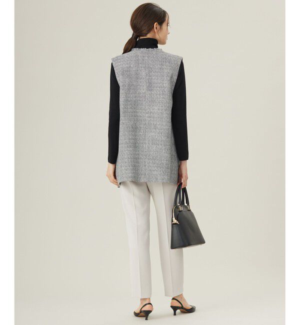 自由区「【カタログ掲載・セットアップ対応】ライトミックスツイード ジレ」|ベスト・ジレ|