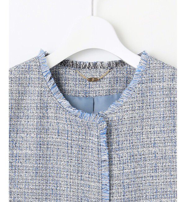 自由区「【カタログ掲載・セットアップ対応】ライトミックスツイード ジレ」|ベスト・ジレ|