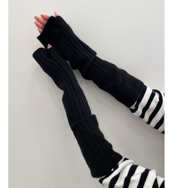 23区「【洗える】ピュアカシミヤ アームウォーマー」|手袋|