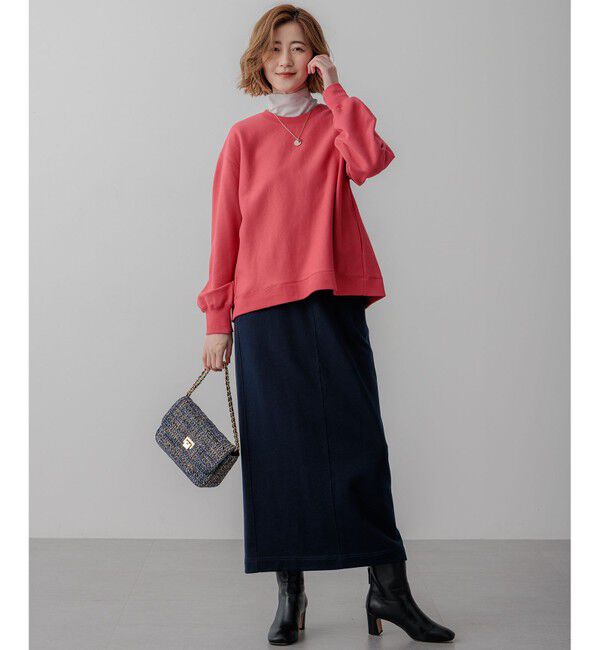 23区「【WEB&一部店舗限定カラーあり/Oggi2月号掲載】カラー スウェット」|Tシャツ・カットソー|