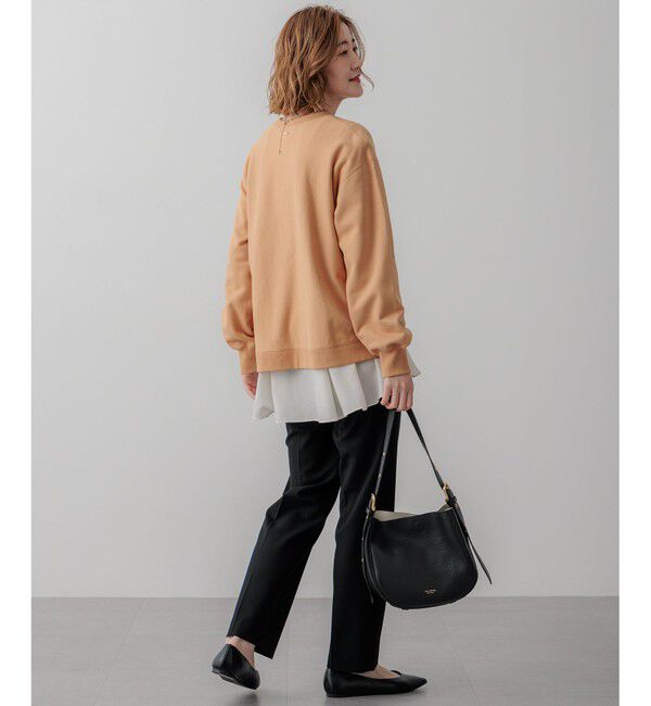 23区「【WEB&一部店舗限定カラーあり/Oggi2月号掲載】カラー スウェット」|Tシャツ・カットソー|