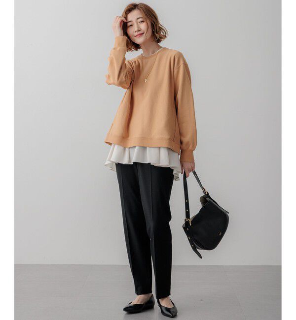 23区「【WEB&一部店舗限定カラーあり/Oggi2月号掲載】カラー スウェット」|Tシャツ・カットソー|