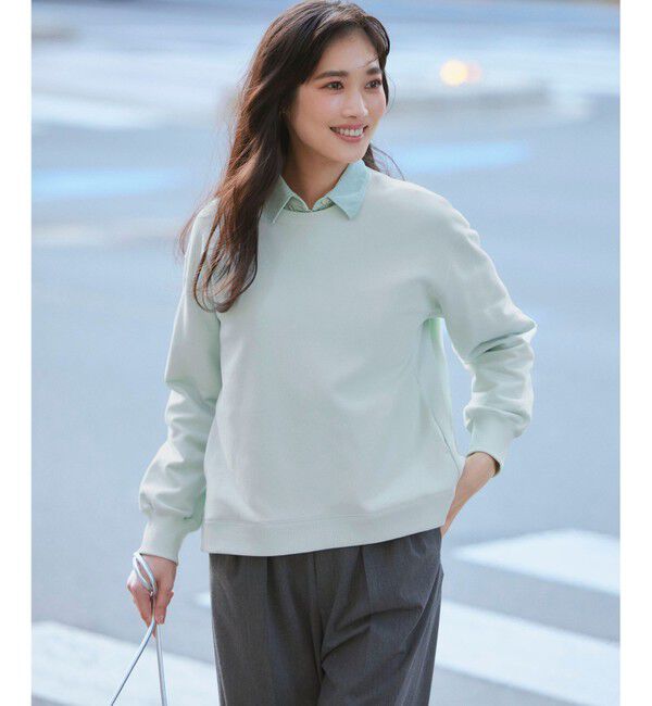 23区「【WEB&一部店舗限定カラーあり/Oggi2月号掲載】カラー スウェット」|Tシャツ・カットソー|[一部店舗限定