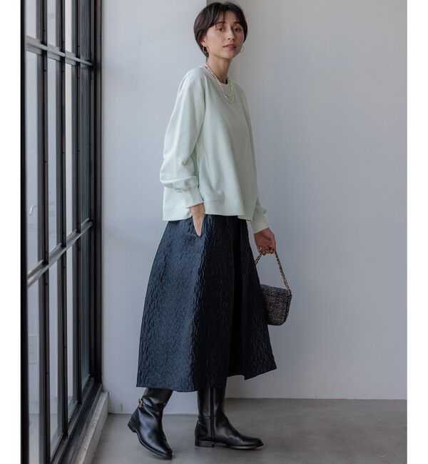 23区「【WEB&一部店舗限定カラーあり/Oggi2月号掲載】カラー スウェット」|Tシャツ・カットソー|