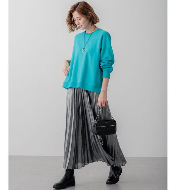 23区「【WEB&一部店舗限定カラーあり/Oggi2月号掲載】カラー スウェット」|Tシャツ・カットソー|