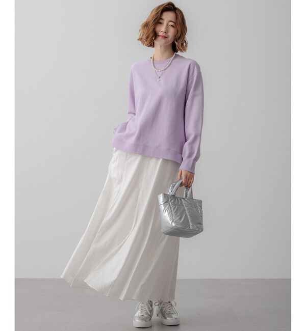 23区「【WEB&一部店舗限定カラーあり/Oggi2月号掲載】カラー スウェット」|Tシャツ・カットソー|