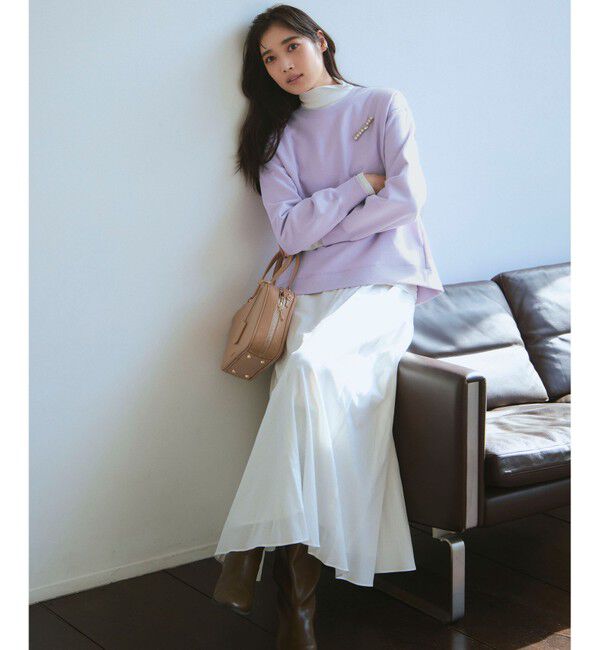 23区「【WEB&一部店舗限定カラーあり/Oggi2月号掲載】カラー スウェット」|Tシャツ・カットソー|