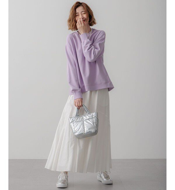 23区「【WEB&一部店舗限定カラーあり/Oggi2月号掲載】カラー スウェット」|Tシャツ・カットソー|