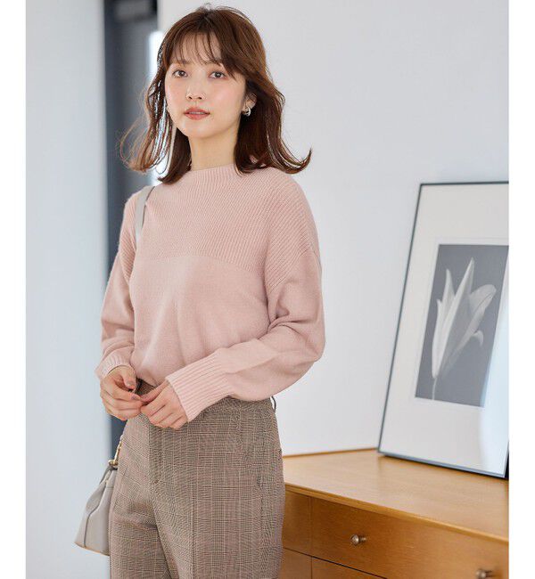 ANY SIS「【洗える】アンゴラブレンド ニット」|ニット・セーター|ペールピンク