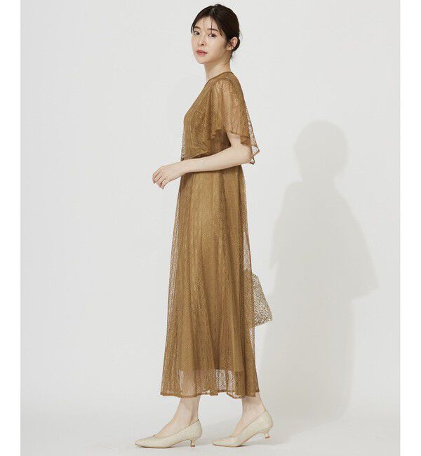 ANY SIS「【洗える】ストライプレーシー ドレス」|ドレス|