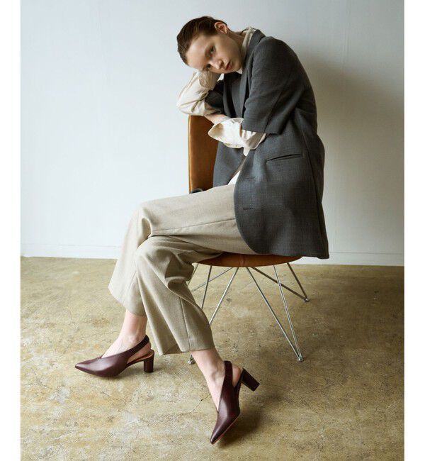 BEIGE,「【一部店舗限定】HENRI EN VARGO / MONIKA バックストラップパンプス」|パンプス|Bordeaux