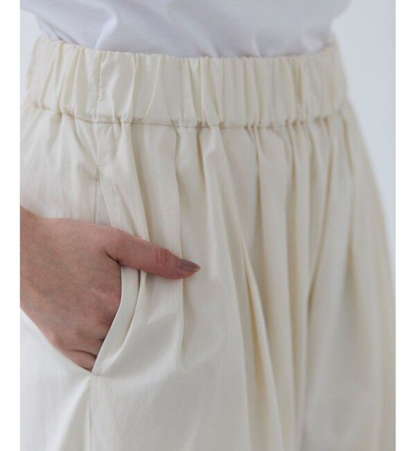 BEIGE,「【洗える・CLUEL 5月号掲載】MALLOW / コットンイージーワイドパンツ」|その他|