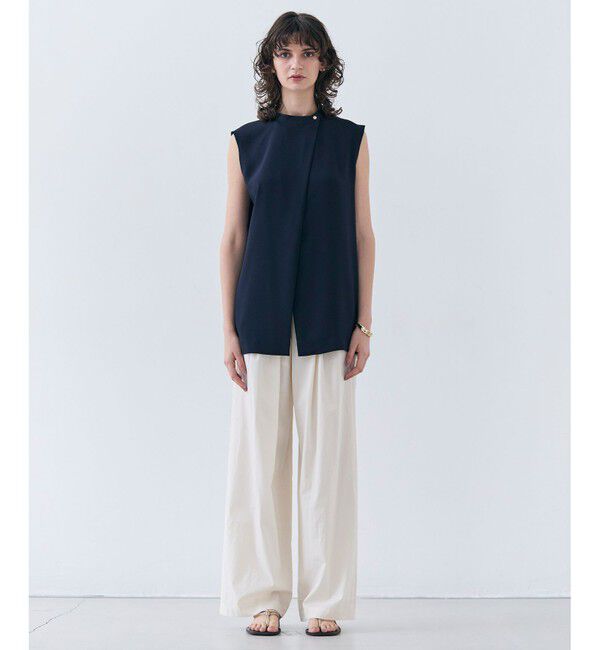 BEIGE,「【洗える・CLUEL 5月号掲載】MALLOW / コットンイージーワイドパンツ」|その他|