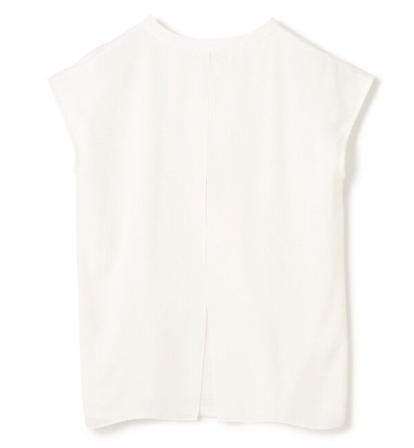 BEIGE,「【WEB限定・洗える】MELISSA / バックシフォンスキッパー半袖トップス」|Tシャツ・カットソー|